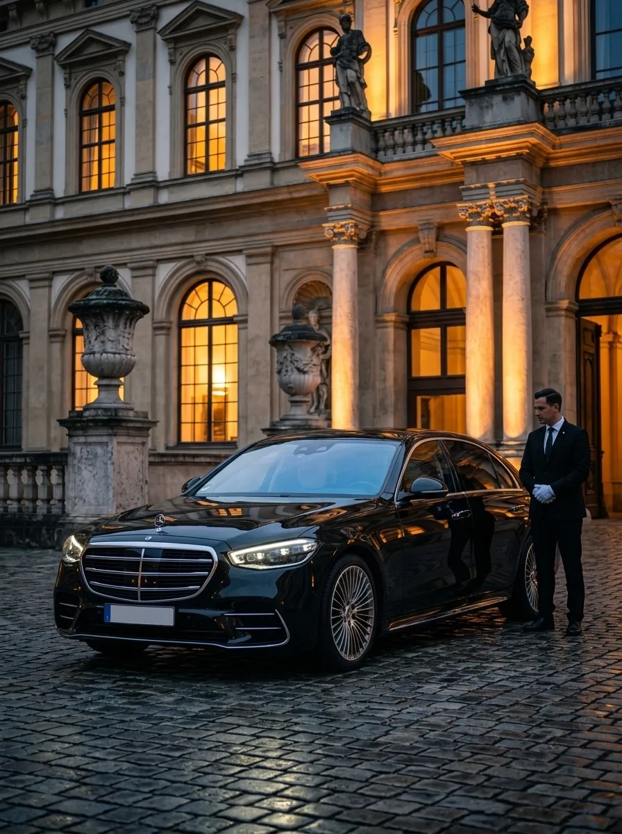 Limousinenservice München — Chauffeur bei Veranstaltung
