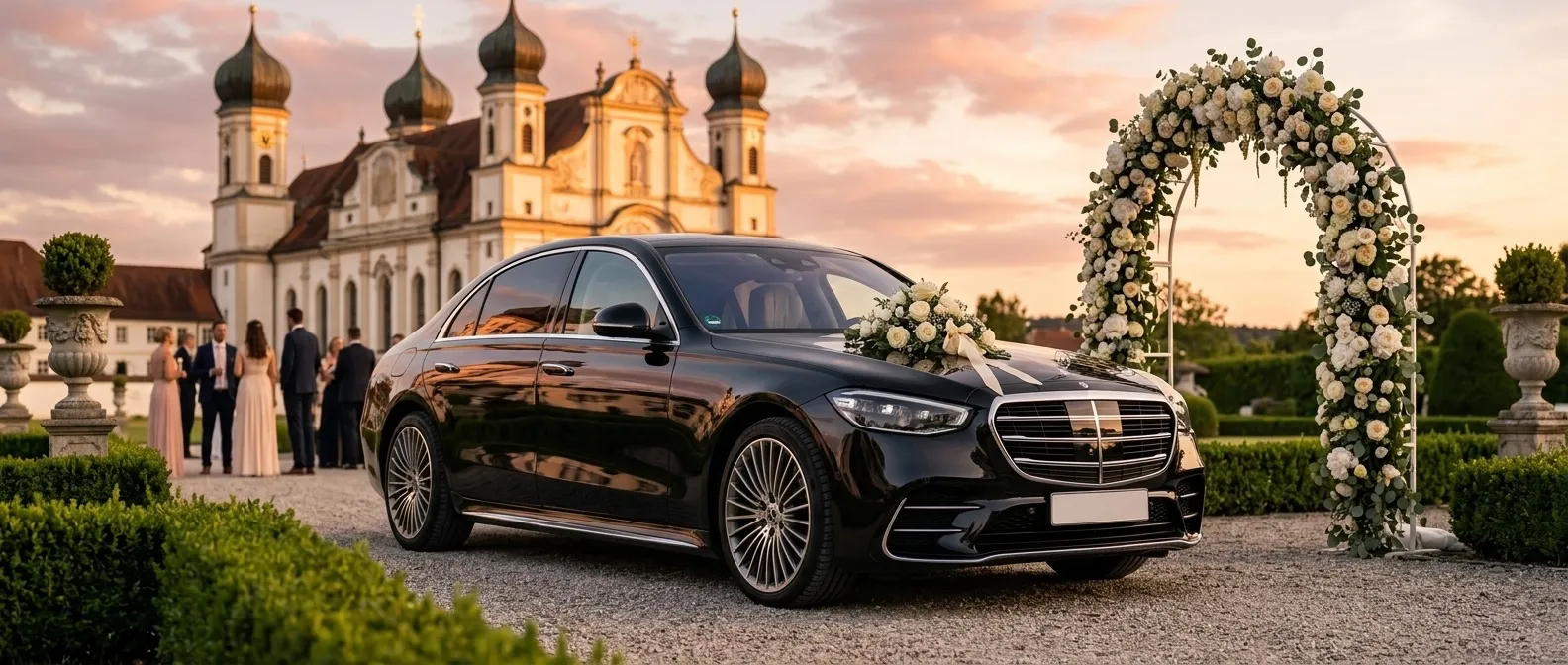Hochzeitsfahrt mit Chauffeur München