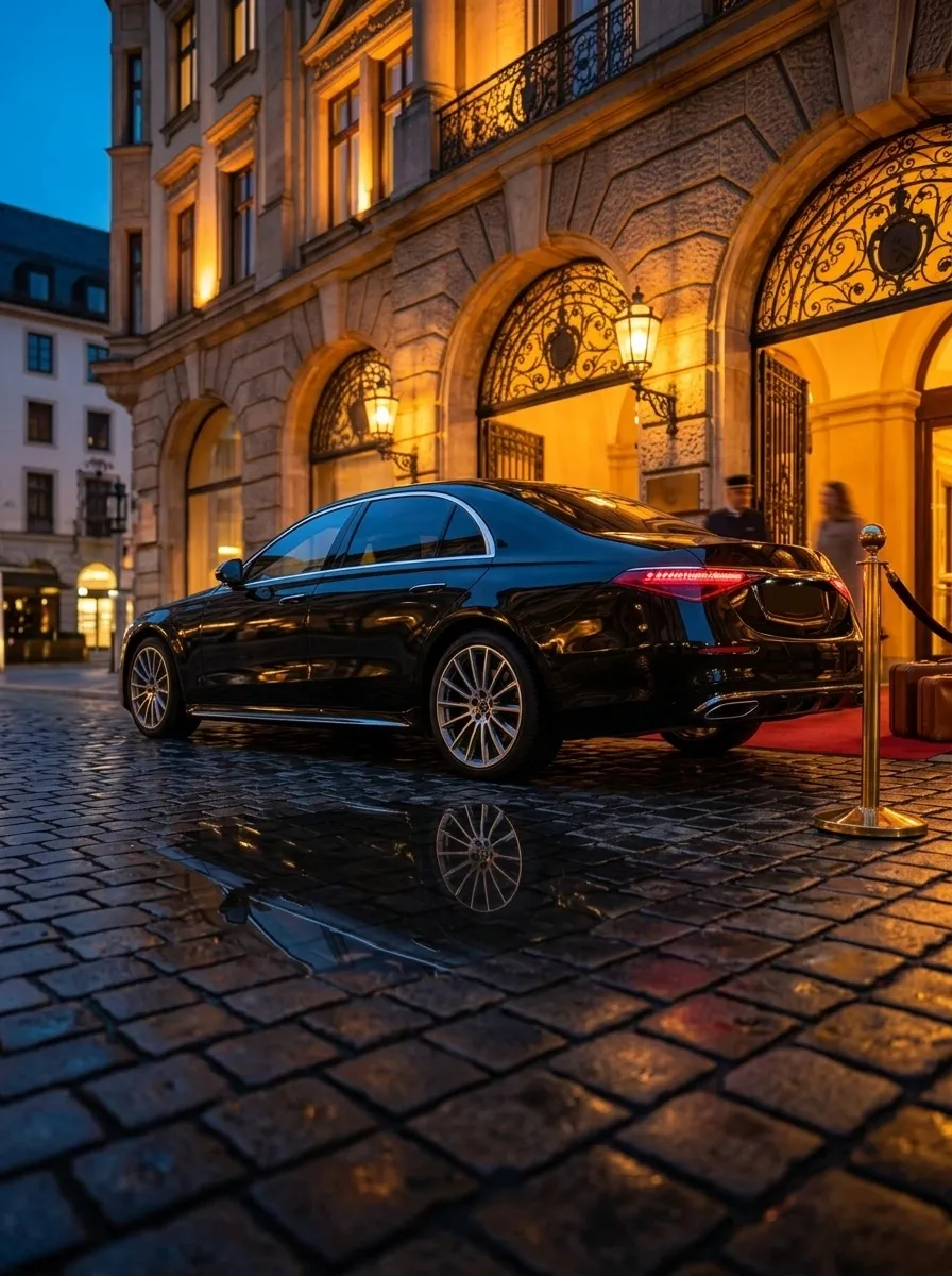 Mercedes S-Klasse mit Chauffeur — Limousinenservice München