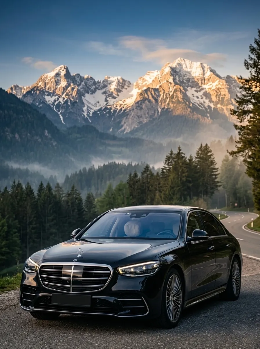Mercedes Limousine — Chauffeur München Neuschwanstein